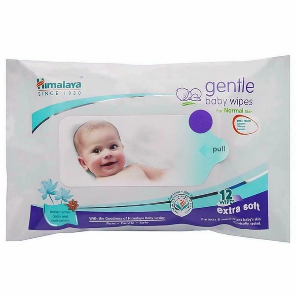 Himalaya Gentle Baby Wipes 12pcs