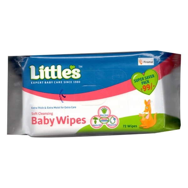 Little's Soft Cleansing Baby Wipes - 72'S