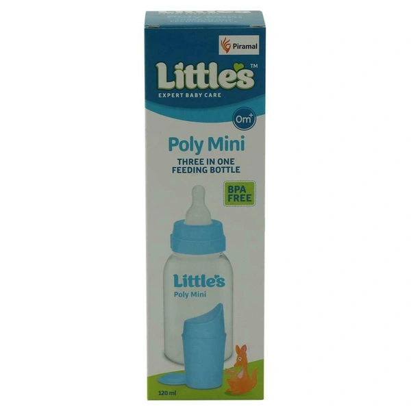 Little's Poly Mini 3 In 1 Feeding Bottle 120 ml