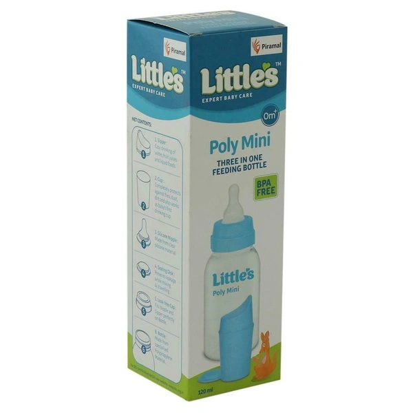 Little's Poly Mini 3 In 1 Feeding Bottle 120 ml