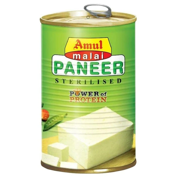 Amul Malai Paneer - Sterlised, Tin Can - 425g