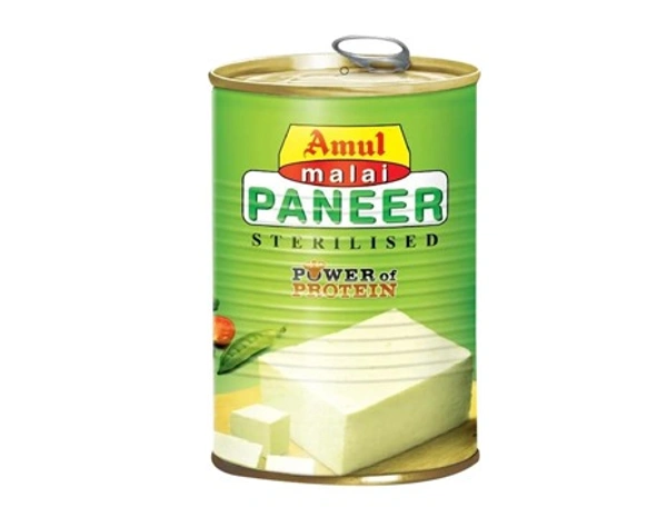 Amul Malai Paneer - Sterlised, Tin Can - 800g