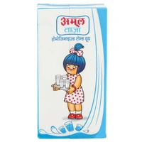 Amul Taaza Homogenised Toned Milk (Tetra Pack) - 500ml