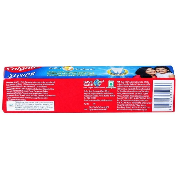 Colgate Strong Teeth Dental Cream Toothpaste - 17g