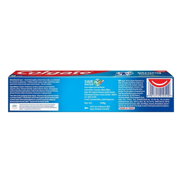 Colgate Strong Teeth Dental Cream Toothpaste - 100g