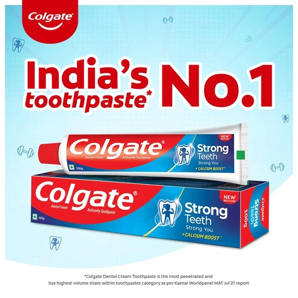 Colgate Strong Teeth Dental Cream Toothpaste - 100g