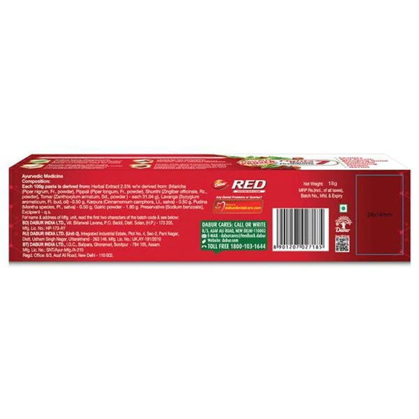 Dabur Red Toothpaste - 18g