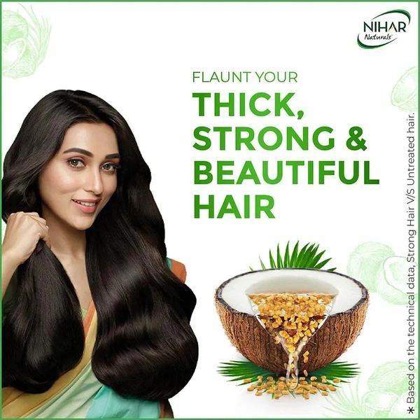 Nihar Naturals Jasmine Coconut Hair Oil - 200ml