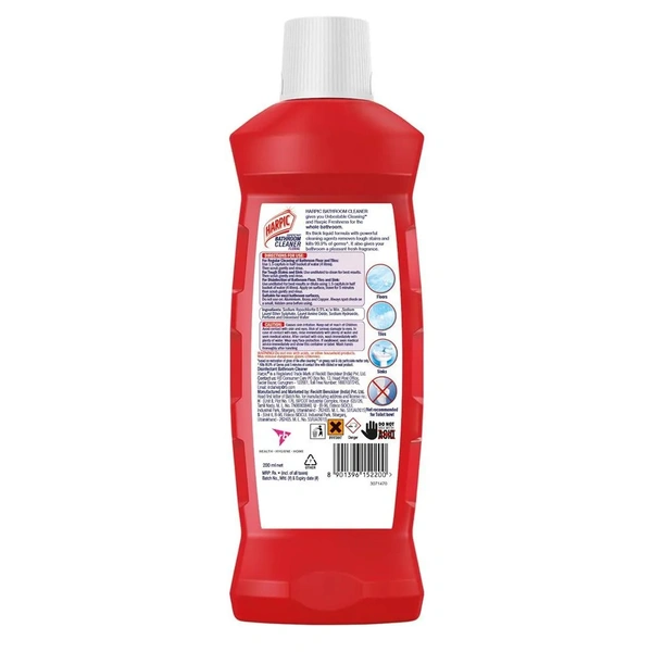 Harpic Floral Disinfectant Bathroom Cleaner - 200ml