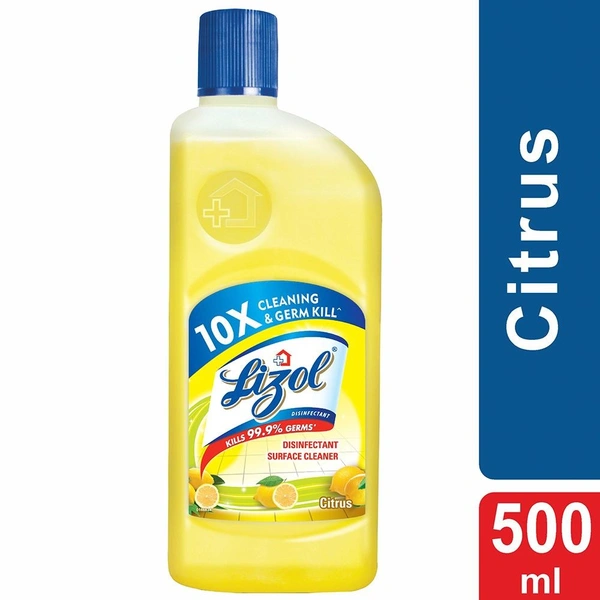 Lizol Citrus Disinfectant Surface Cleaner - 500ml