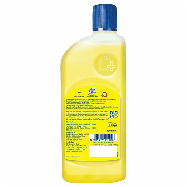 Lizol Citrus Disinfectant Surface Cleaner - 500ml