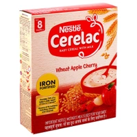 Cerelac Baby Cereal with Milk Wheat Apple Cherry 8 months + 300g