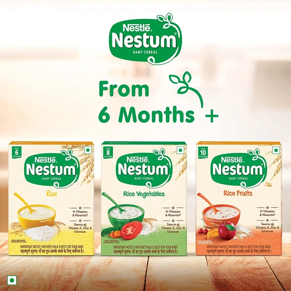 Nestle Nestum Baby Cereal Rice (After 6 Months) Powder, 300g