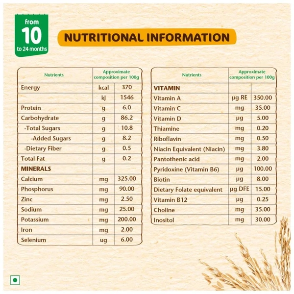 Nestle Nestum Baby Cereal Rice Fruits (From 10 to 24 Months) Powder, 300g