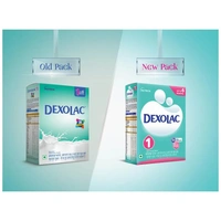 Dexolac Infant Formula Powder - Stage 1, Up to 6 Months, Contains Nutrients, 400g
