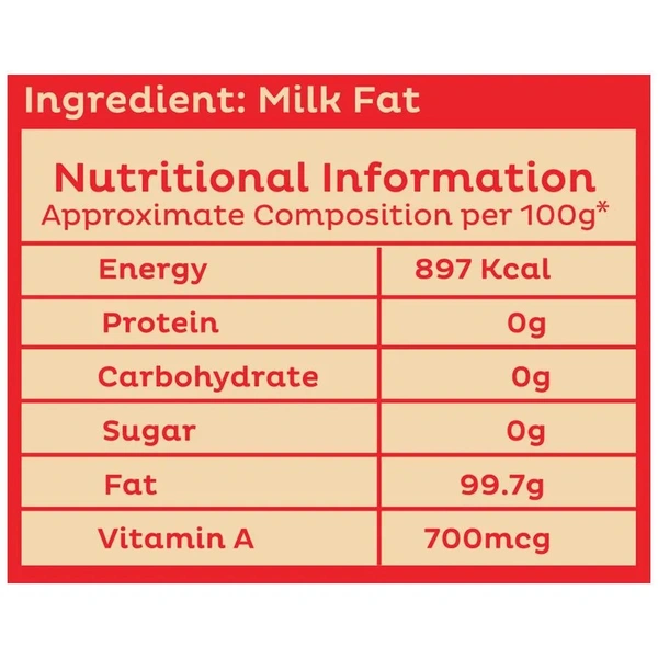 Red Cow Ghee - 50ml