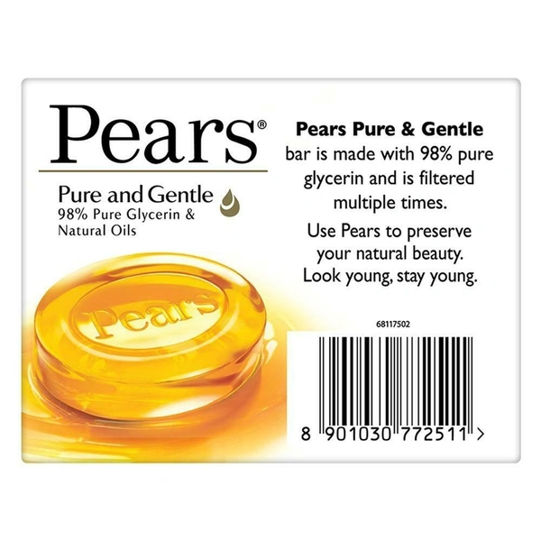 Pears Pure & Gentle Soap with Natural Oils 100g