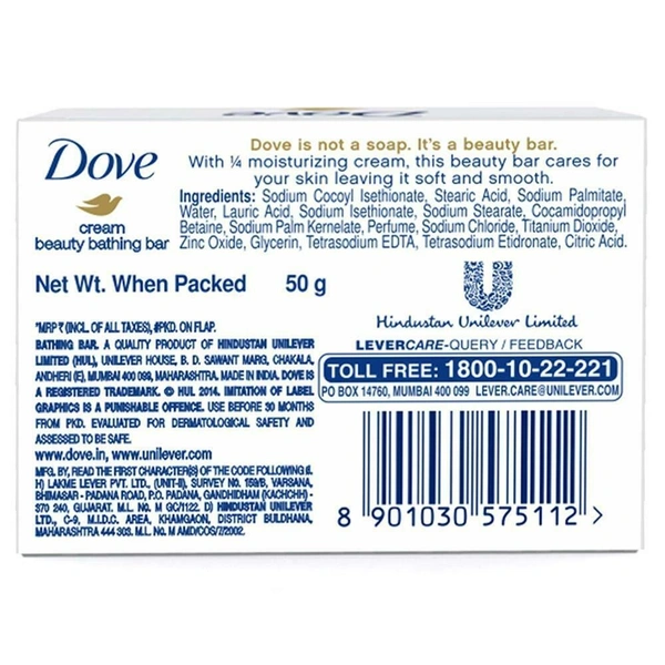 Dove Cream Beauty Bathing Bar - 50g