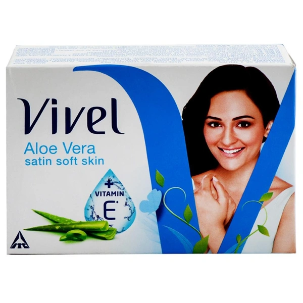 Vivel Aloe Vera Satin Soft Skin Soap - 100gm