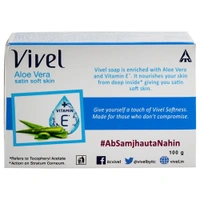Vivel Aloe Vera Satin Soft Skin Soap - 100gm