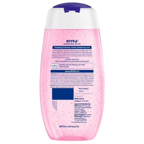 Nivea Waterlily & Oil Shower Gel 250ml