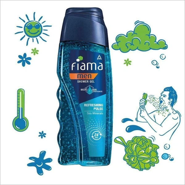 Fiama Di Wills Men Refreshing Sea Minerals Pulse Shower Gel 250ml