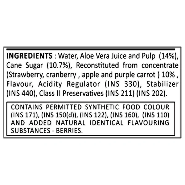 AloFrut Berries Aloe vera Juice 300ml
