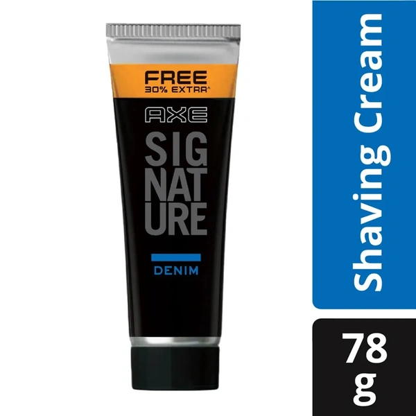 Axe Signature Denim Lather Shaving Cream, 78g