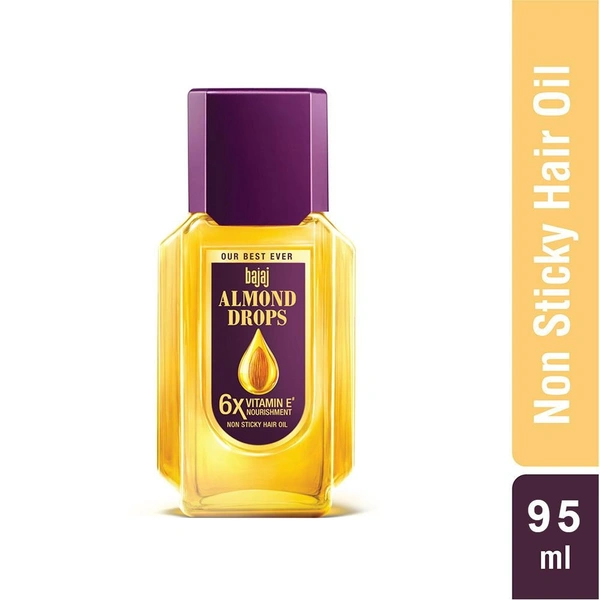 Bajaj Almond Drops Non Sticky Hair Oil 95ml