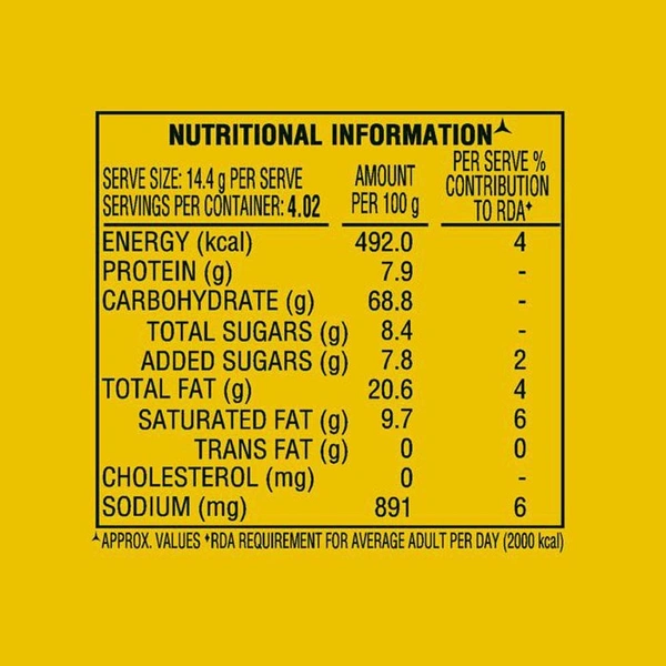 Parle Monaco Classic Regular Salted Biscuits 70g