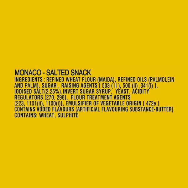 Parle Monaco Classic Regular Salted Biscuits 70g