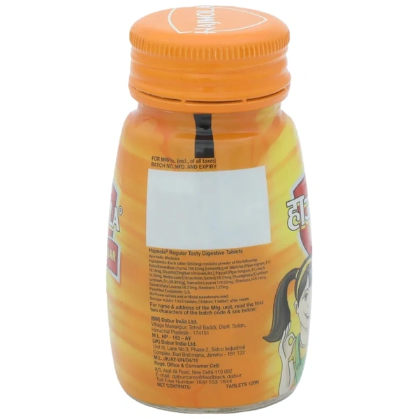 Dabur Regular Hajmola 120 Tablets