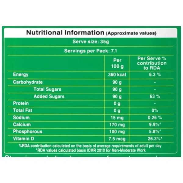 Dabur Glucose-D Instant Glucose, 200g (Get 50 g Free)
