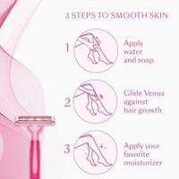 Gillette Simply Venus Manual Shaving Razor 3 Blades for Women - 