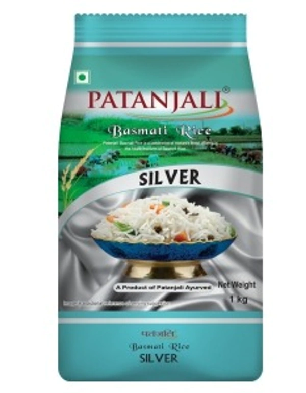 Patanjali Basmati Rice Silver  - 1 kg
