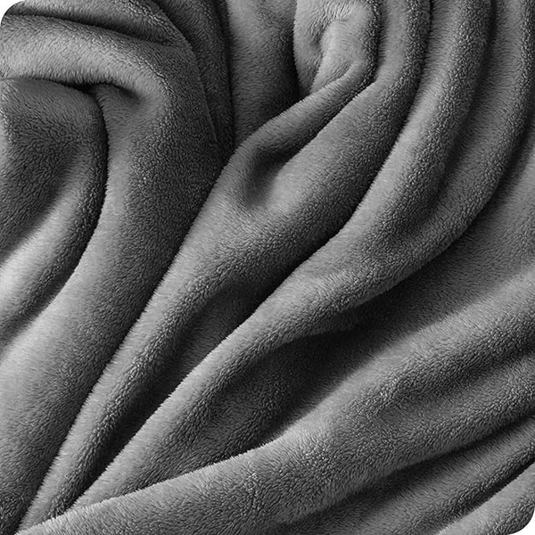 MORADO 190 GSM Flannel Super Soft Warm Single Blanket for Winters - 60x90 Inches, Cadet Grey - 60x90 Inches, Cadet Grey