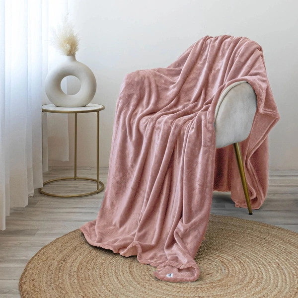 MORADO 190 GSM Flannel Super Soft Warm Single Blanket for Winters - 60x90 Inches, Mocha - 60x90 Inches, Mocha