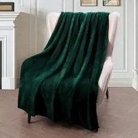 MORADO 190 GSM Flannel Super Soft Warm Single Blanket for Winters - 60x90 Inches, Olive Green - 60x90 Inches, Olive Green