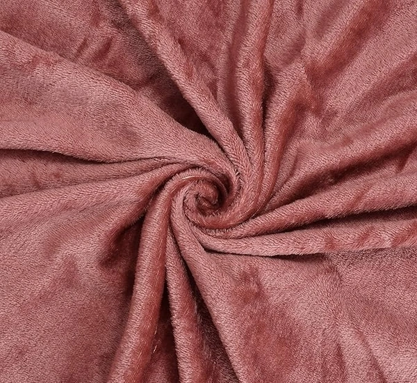 MORADO 190 GSM Flannel Super Soft Warm Elastic Fitted Single Bed Bedsheet with 1 Pillow Covers for Winters - 36x72x8 Inches, Mocha - 36x72x8 Inches, Mocha