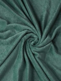 MORADO 190 GSM Flannel Super Soft Warm Elastic Fitted Double Bed Bedsheet with 2 Pillow Covers for Winters - 72x78x8 Inches, Olive Green - 72x78x8 Inches, Olive Green
