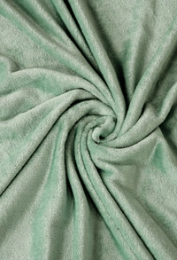 MORADO 190 GSM Flannel Super Soft Warm Elastic Fitted Single Bed Bedsheet with 1 Pillow Covers for Winters - 36x72x8 Inches, Sea Green - 36x72x8 Inches, Sea Green
