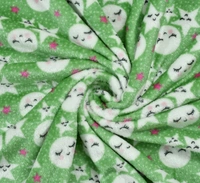 MORADO 190 GSM Flannel Super Soft Warm Single Blanket for Winters - 60x90 Inches, Green & White - 60x90 Inches, Green & White