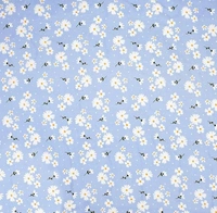 MORADO Premium Glace Cotton Double Bedsheet with 2 King Size Pillow Covers (90x100 Inches) - Light Blue