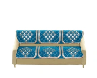 MORADO 7 Seater Sofa Cover  Sofa Panel Premium Quality, Chenille for Ultimate Protection and Style Durable, 3+2+2 Settee Slipcover in Aqua, - Aqua