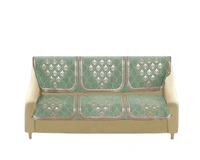 MORADO 7 Seater Sofa Cover  Sofa Panel Premium Quality, Chenille for Ultimate Protection and Style Durable, 3+2+2 Settee Slipcover in Light Green, - Light Green