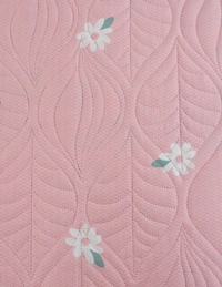 MORADO Glace Cotton Luxury Ultrasonic Printed Lightweight All Season Bedspreads/Quilted Bed Cover With 2 King Size Pillow Covers - (90x100 inches - Pink ) - 90x100 Inches, Pink