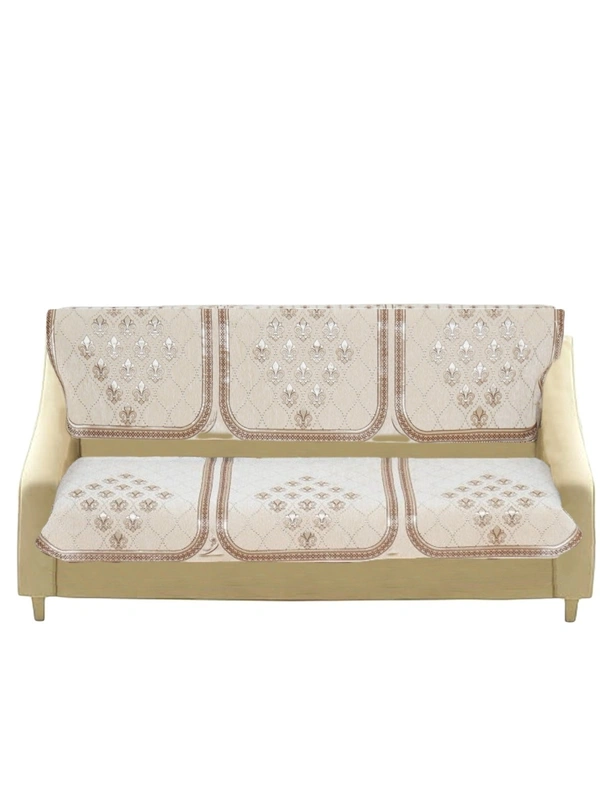 MORADO 7 Seater Sofa Cover  Sofa Panel Premium Quality, Chenille for Ultimate Protection and Style Durable, 3+2+2 Settee Slipcover in Off White, - Off White