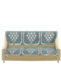 MORADO 7 Seater Sofa Cover  Sofa Panel Premium Quality, Chenille for Ultimate Protection and Style Durable, 3+2+2 Settee Slipcover in Sea Green, - Sea Green