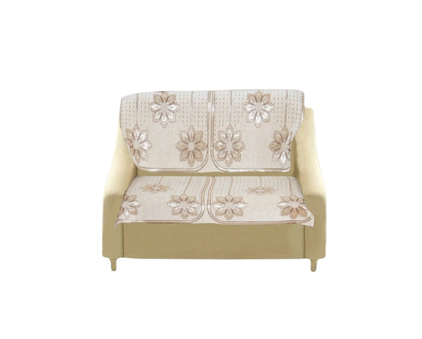 MORADO 7 Seater Sofa Cover  Sofa Panel Premium Quality, Chenille for Ultimate Protection and Style Durable, 3+2+2 Settee Slipcover in Off White, - Off White