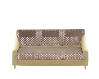 MORADO 7 Seater Sofa Cover  Sofa Panel Premium Quality, Chenille for Ultimate Protection and Style Durable, 3+2+2 Settee Slipcover in Brown, - Brown